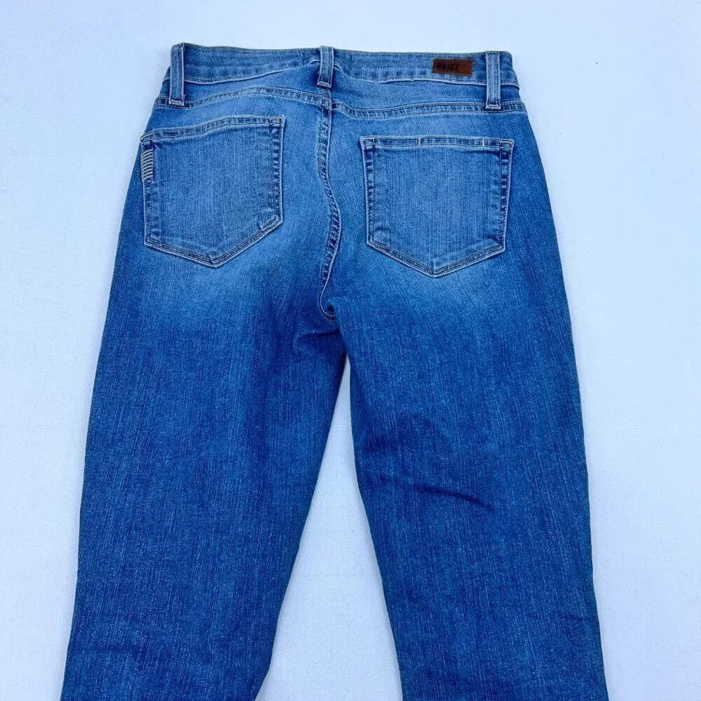 Paige Women’s Verdugo Ankle Jeans Distressed Low Rise Size 26 Waist